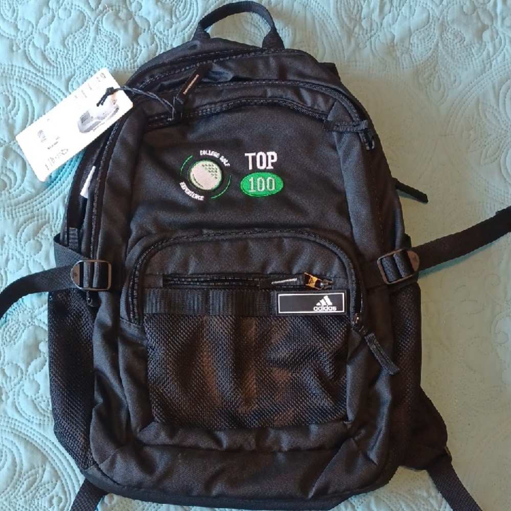 Adidas Black Backpack with Padded Straps and Durable Design
